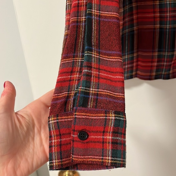 Reformation plaid button down shirt - Picture 4 of 5